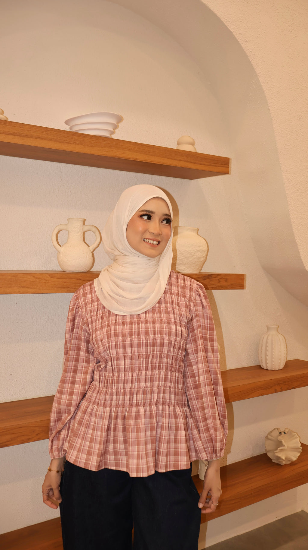 Ivy Plaid Top - Rosie
