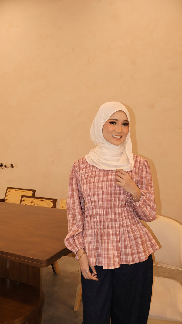 Ivy Plaid Top - Rosie