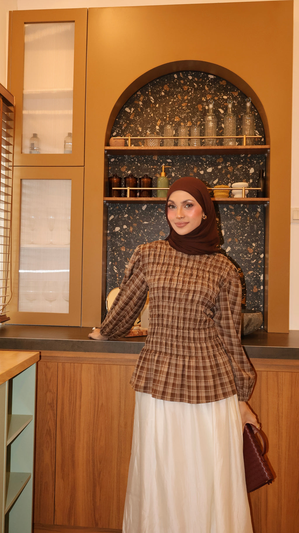 Ivy Plaid Top - Olivia