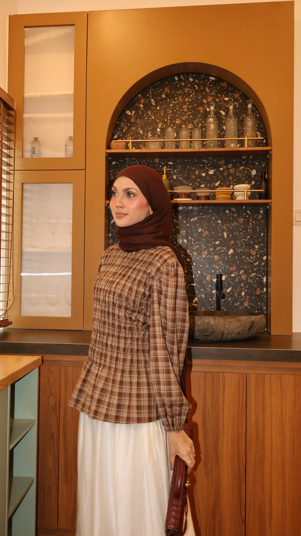 Ivy Plaid Top - Olivia