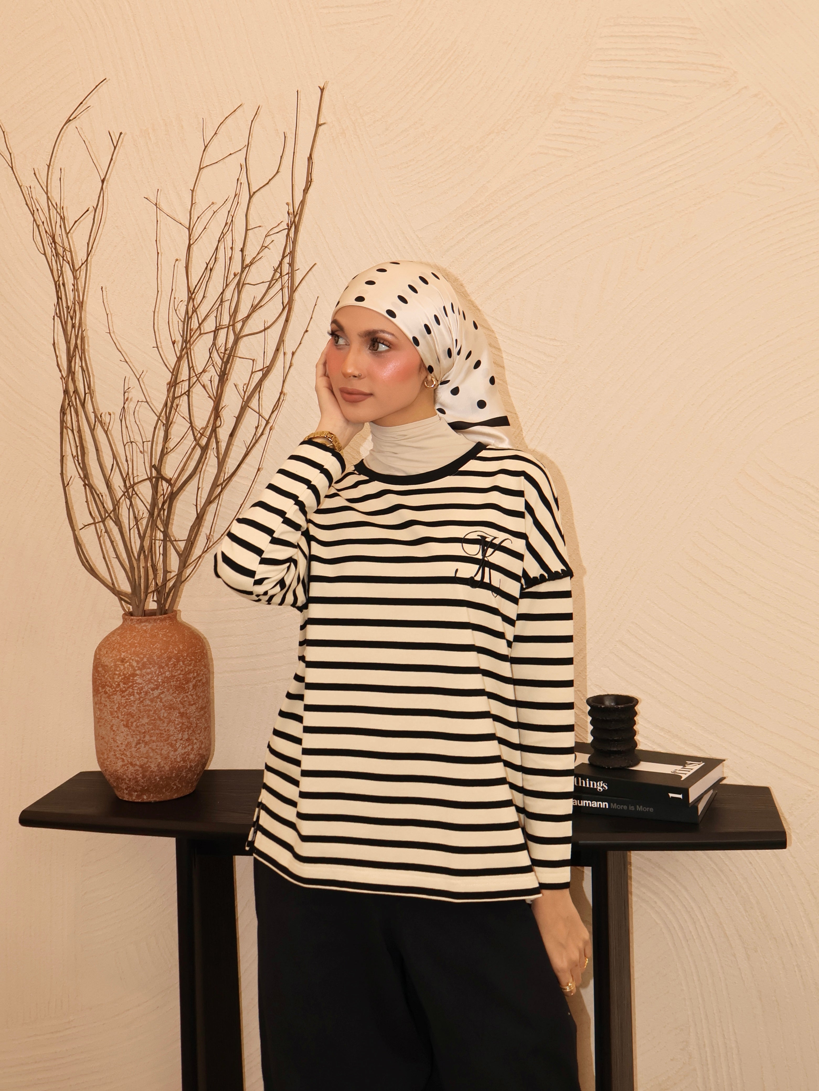 IREES KAY. Stripe T-shirt