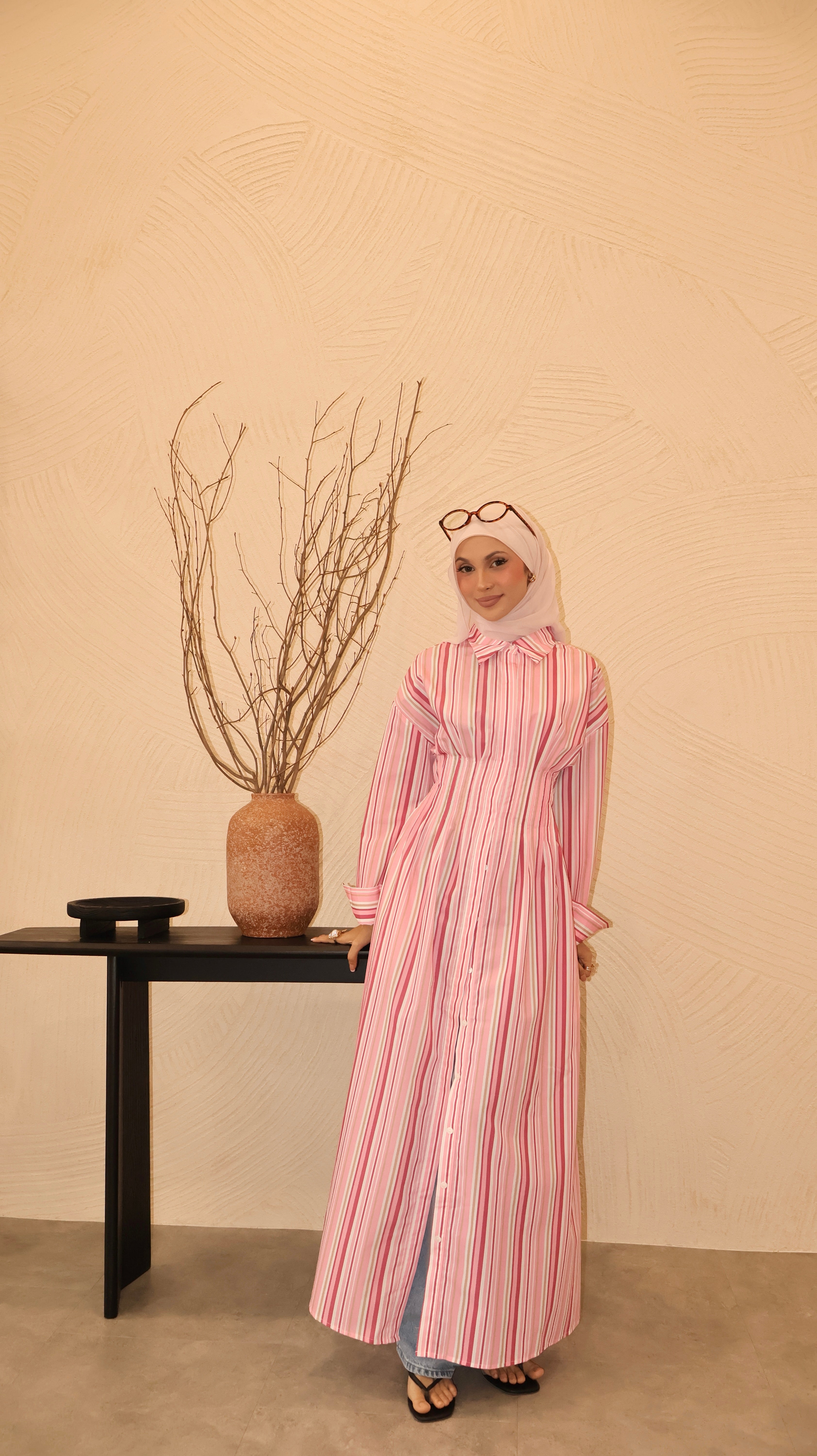 Mei Dress in Fuchsia Rose