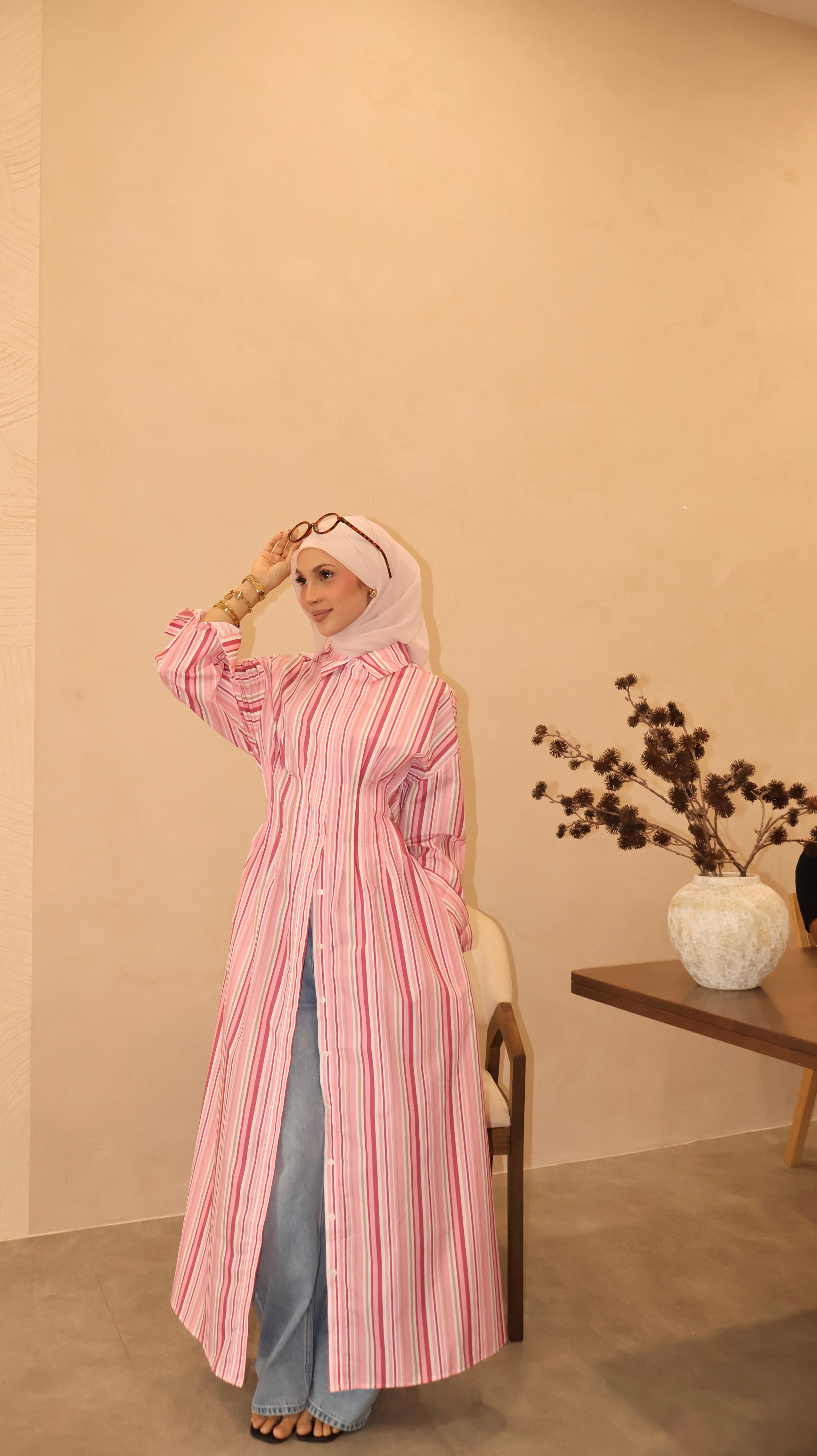 Mei Dress in Fuchsia Rose