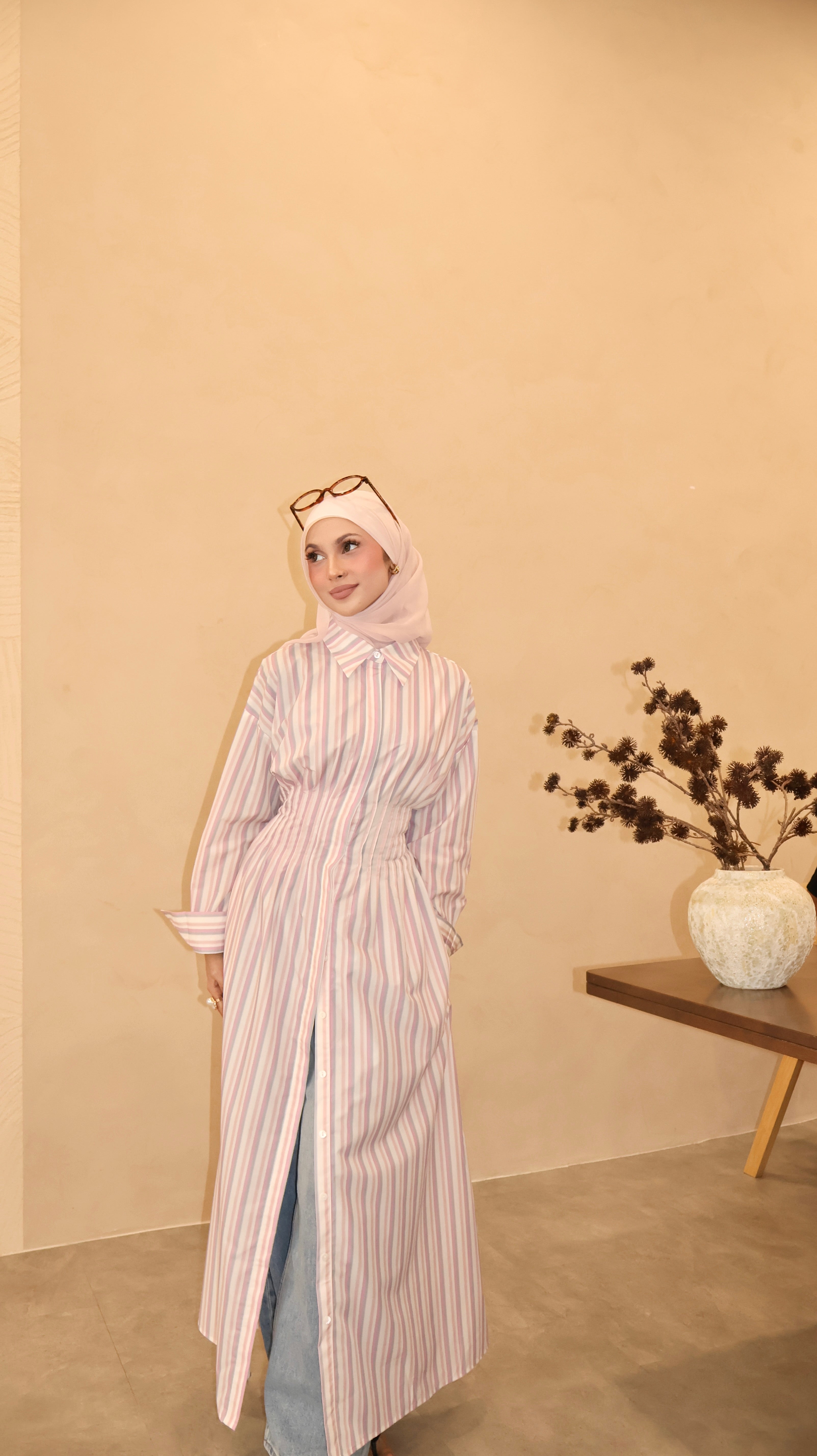 Mei Dress in Lavender Lace