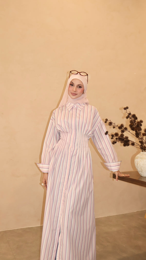 Mei Dress in Lavender Lace