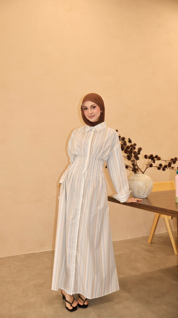 Mei Dress in Whimsy Blue