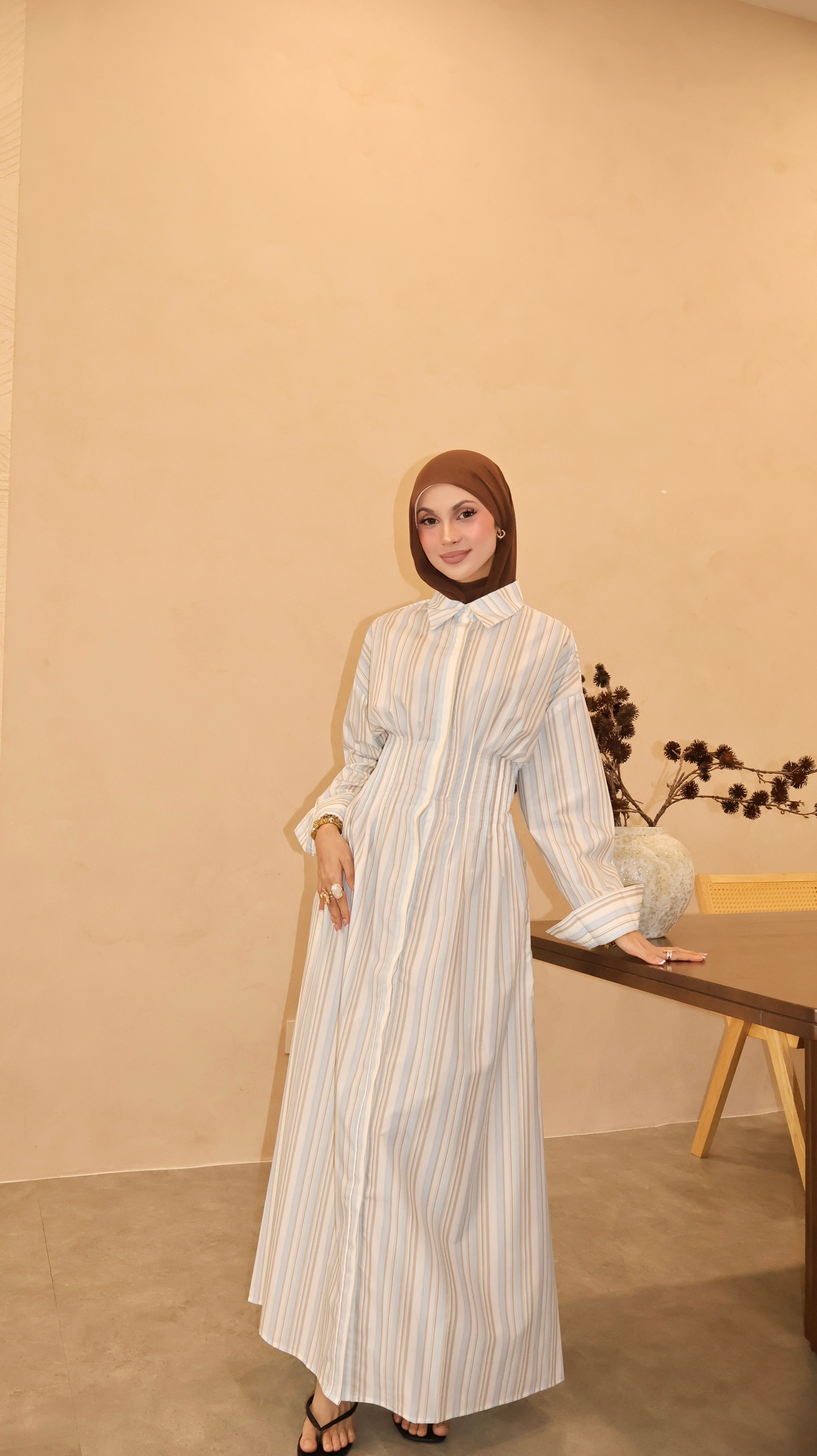 Mei Dress in Whimsy Blue