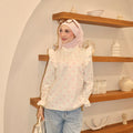 Polka Dot Top - Strawberry Milk