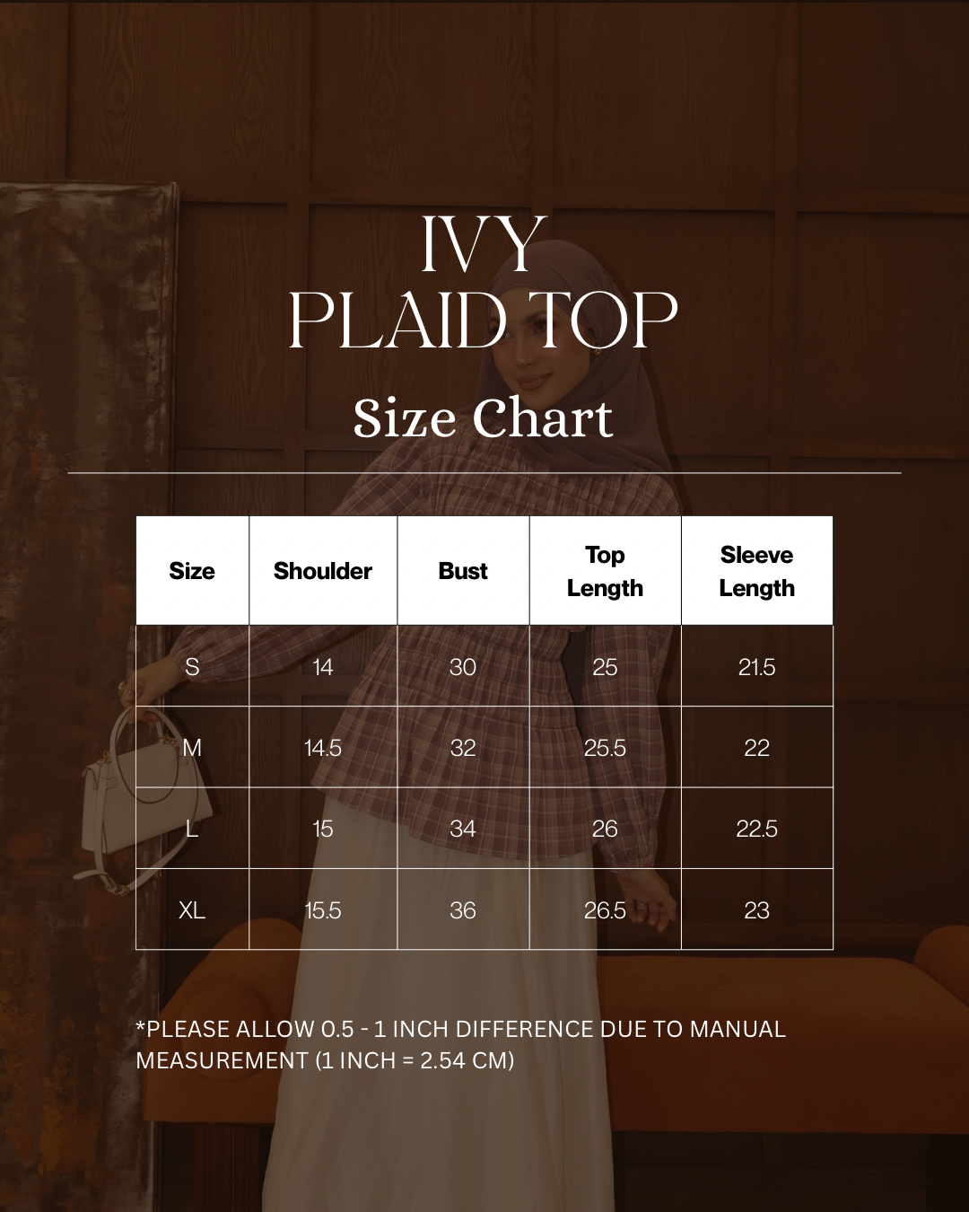 Ivy Plaid Top - Rosie